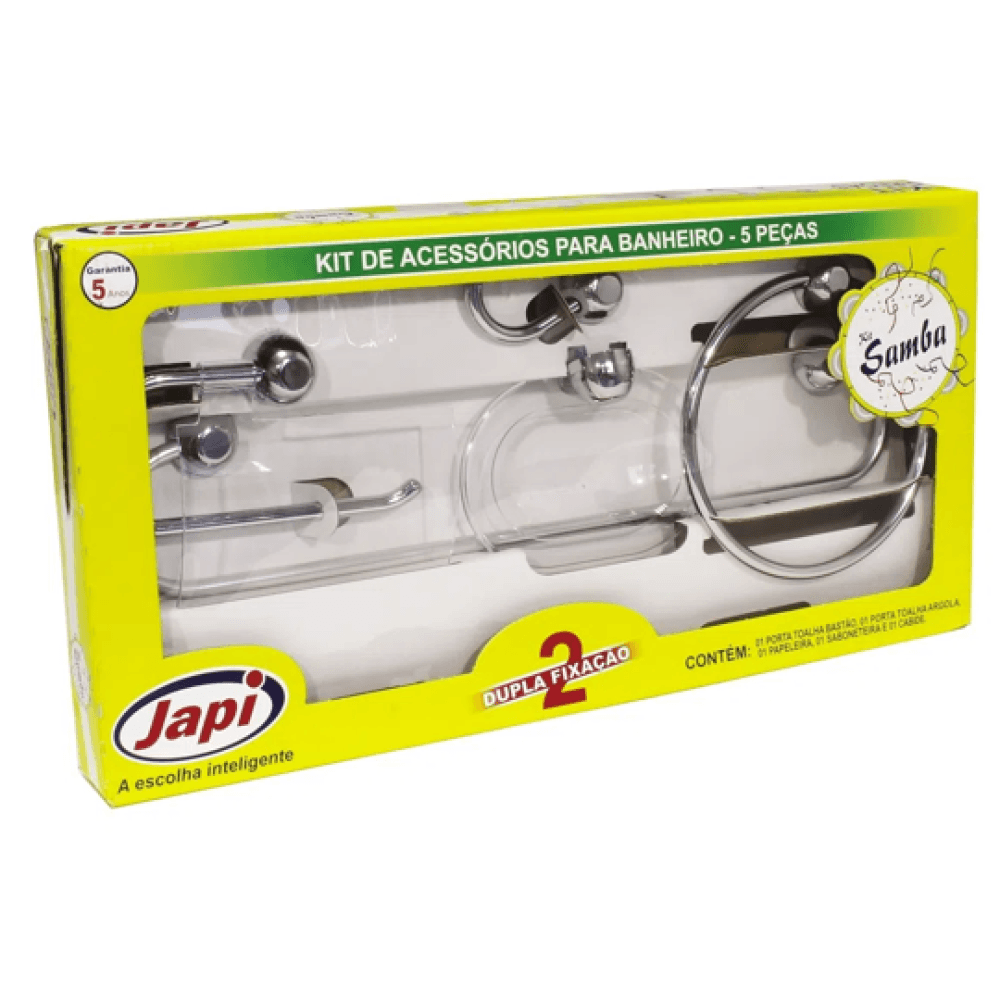 CHROMED SAMBA KIT 5 PCS 