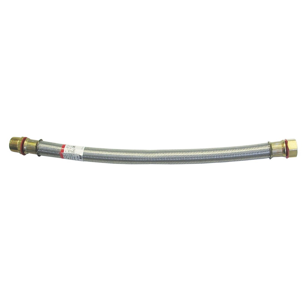 STAINLESS STEEL BRAIDED WINC HANDLE BALL VALVE HOSE 50CM