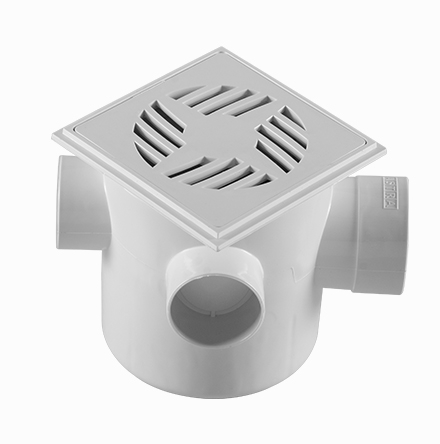 [CS131-V] Caixa Sifonada 3Entr.Vir.Quad.Br.1 0x9cm